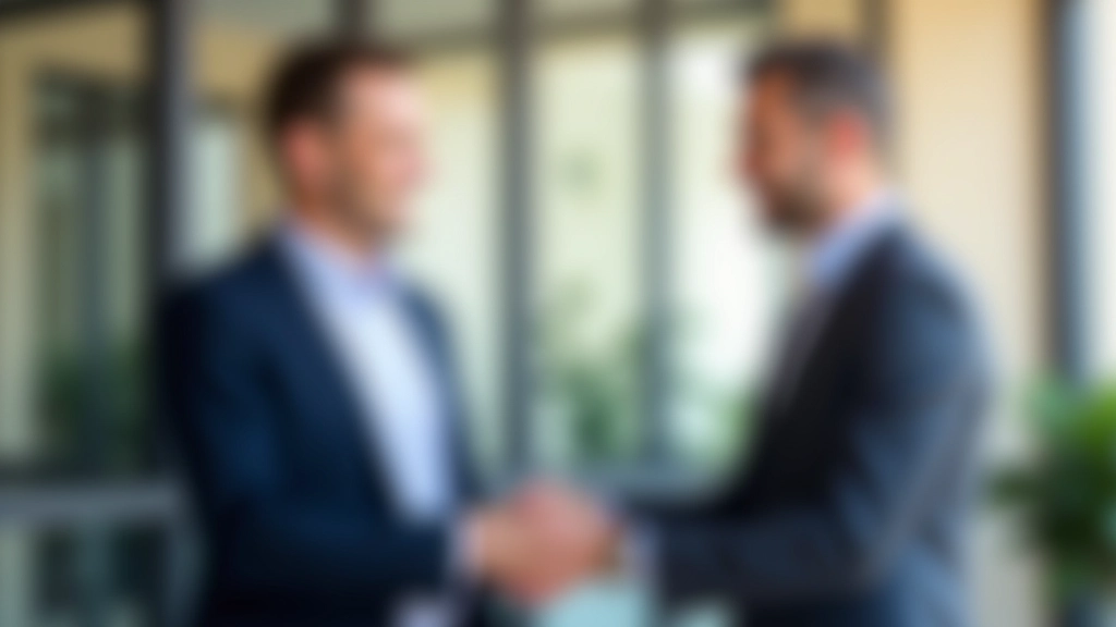 Persone che si stringono la mano con sorrisi dopo accordo riuscito