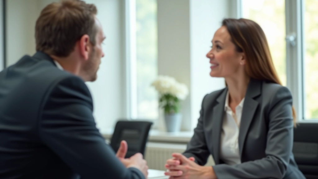 Conversazione tra due persone che mostrano ascolto attivo e comunicazione non verbale positiva